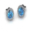 Blue earings